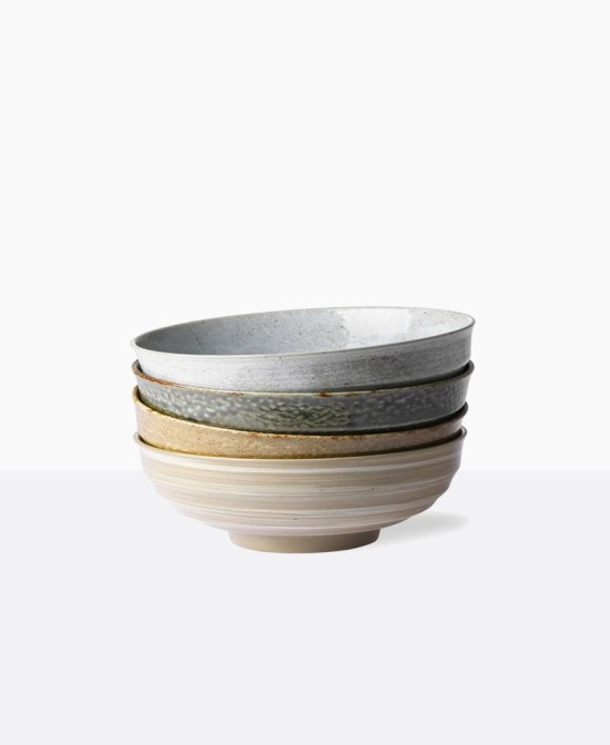 Melamine Serving White Bowl Black Dotted