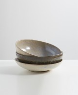Handmade Stoneware Ash Semi Matt Dinner Soup Bowl