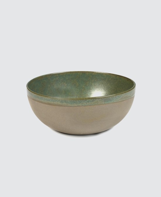 Ellementry Rustic Sage Ceramic Nut Bowl